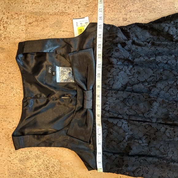 🛍️SOLD🛍️ Zinc black lace overlay babydoll dress - Picture 7 of 8